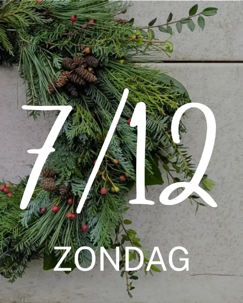 Workshop "Kerstkrans maken" - Zo 7/12/2025 10u-12u